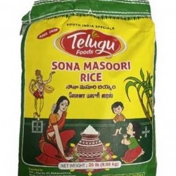 Sona Masoori Rice 20Lb