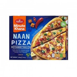 Naan Pizza - Paneer Naan Pizza - Paneer