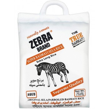 BASMATI RICE ZEBRA 10LB