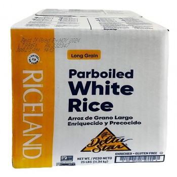 DELTA STAR PARBOILED RICE 25LB