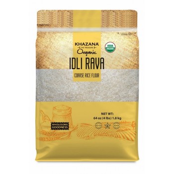 KHAZANA ORGANIC IDLI RAVA 4lb