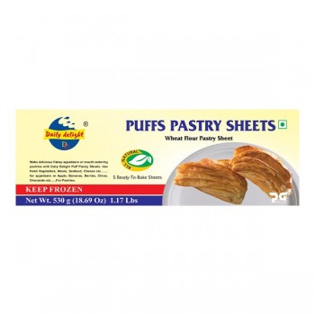 DD PUFF PASTRY SHEETS 530g