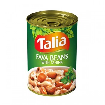 TALIA FAVA BEANS WITH TAHINA