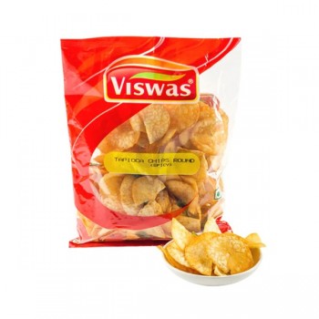 Viswas Tapioca Chips Round Pla