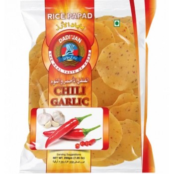 DadiJan Rice Papad Chilli Garl