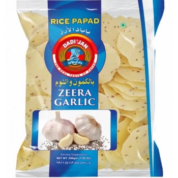 DadiJan Rice Papad Zeera Garli