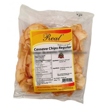 REAL CASSAVA CHIPS REG 200G