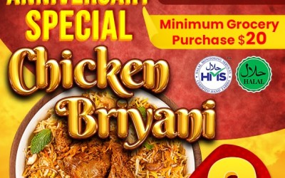 2nd Anniversary Special Chicken Briyani